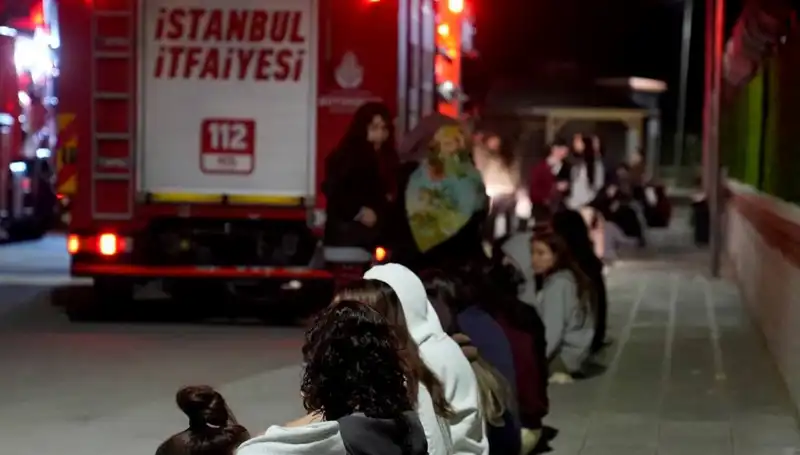 Dev Kız Öğrenci Yurdunun Yangın Alarmı: Panik ve Kaos Anları