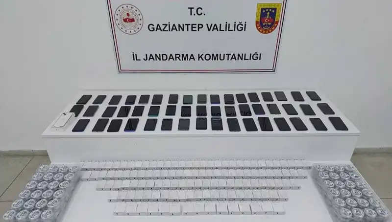 Gaziantep'te Kaçak Telefon Operasyonu: 1,3 Milyon TL Değerinde Sezgi