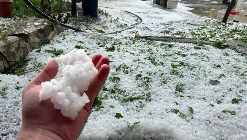 Haziran Ayında Yaşanan Dolu Olayı Şehirleri Beyaza Bürüdü!