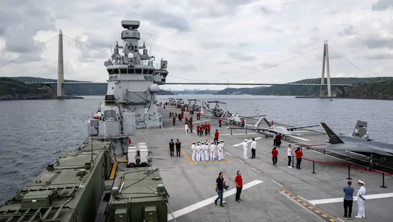 TCG Anadolu, Sarayburnu'ndan Ayrılarak Göreve Başladı!