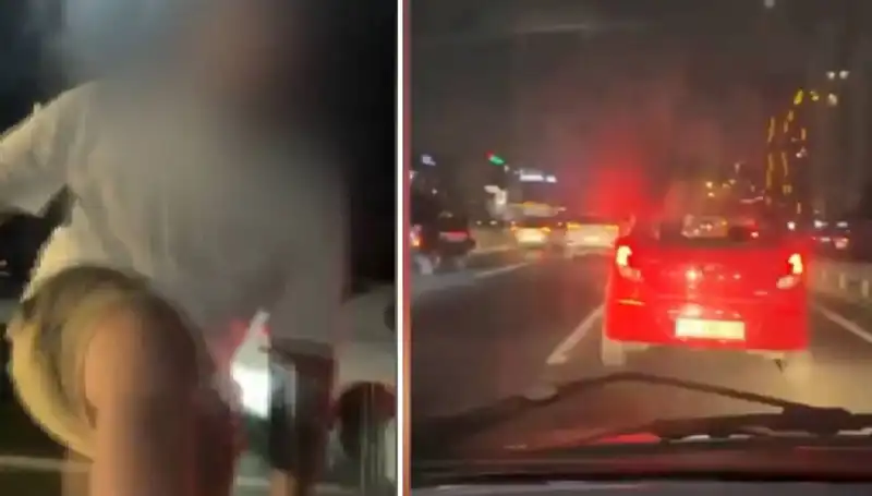 Trafik Magandasının Normları Aşan Davranışı Kameralara Yansıdı