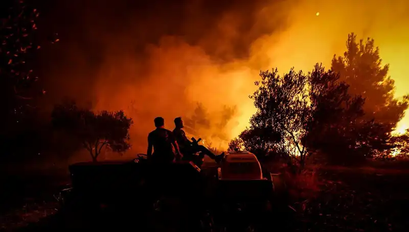 Çanakkale'de Orman Yangını: 785 Kişi Panik İçinde Tahliye Edildi