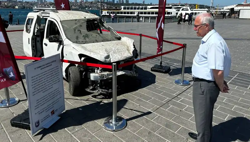 15 Temmuz Duruşması Kapsamında Tankların Ezdiği Araçlar Sergileniyor