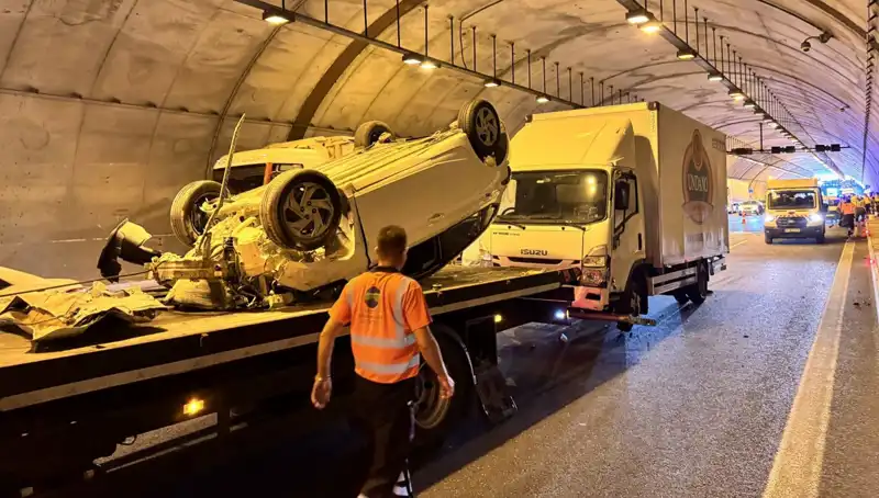 Kuzey Marmara Otoyolu’nda Can Pazarı: Otomobil ile Kamyonet Çarpıştı