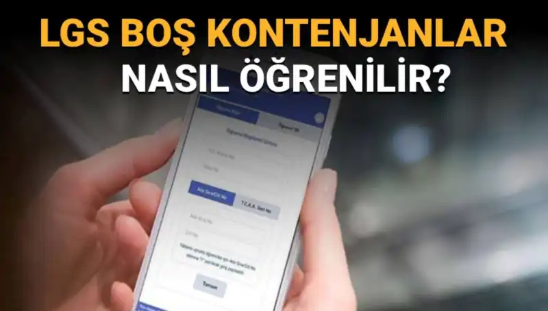 LGS Boş Kontenjanları ve Taban Puanları: E-Okul İle Nasıl Öğrenilir?