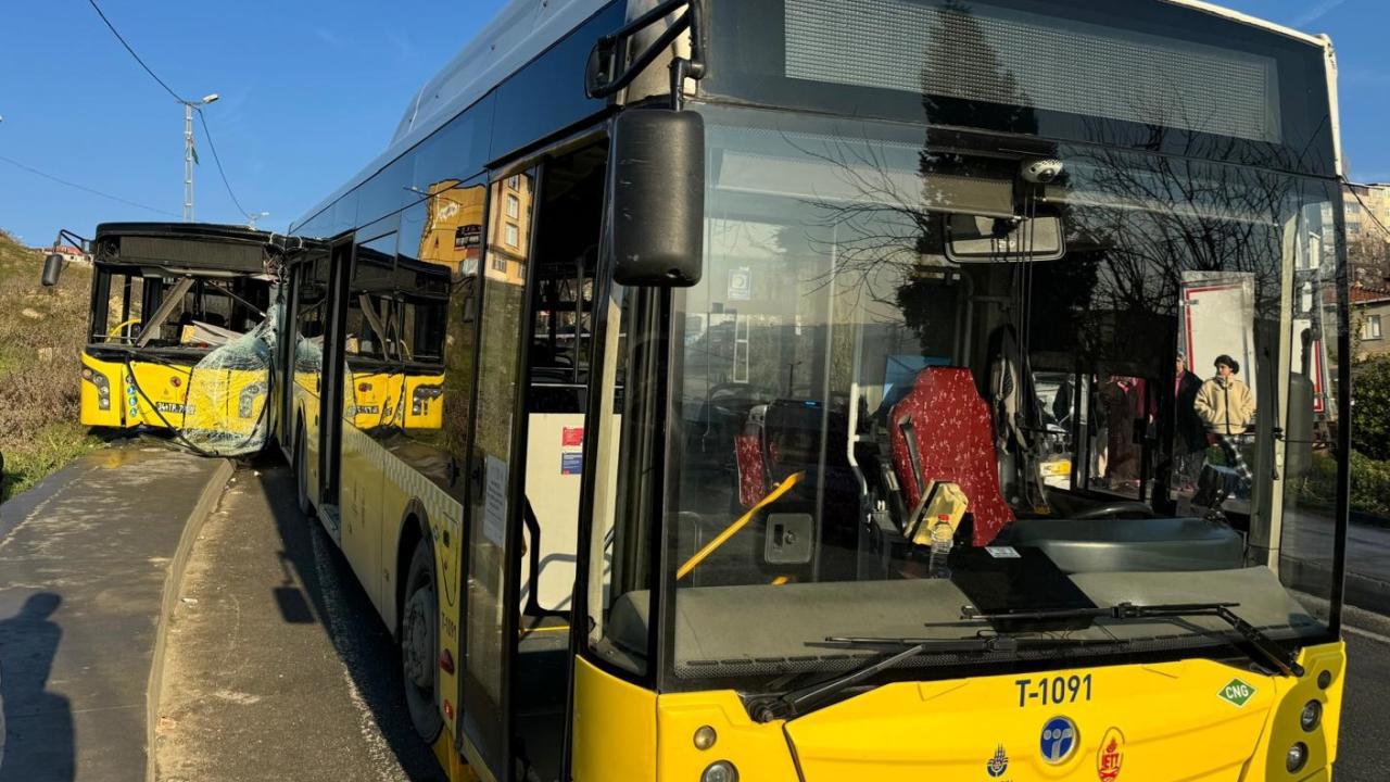 İstanbul’da İETT otobüsleri kaza yaptı